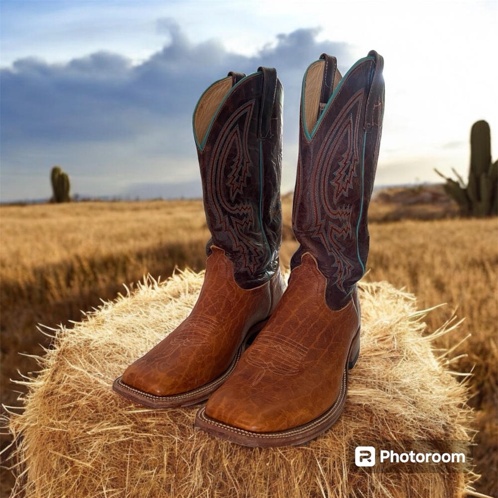 Anderson Bean 👢 Antelope Tobacco Yet/Brass Explosion Boots